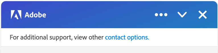 Additional contact options