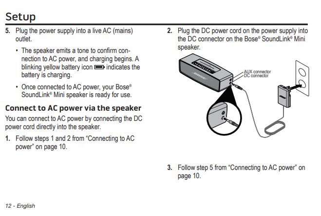 bose soundlink mini ii aux