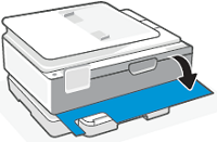 Opening the front door