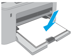 Loading paper in the main input tray