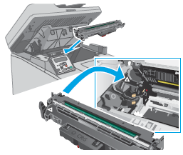Inserting the imaging drum