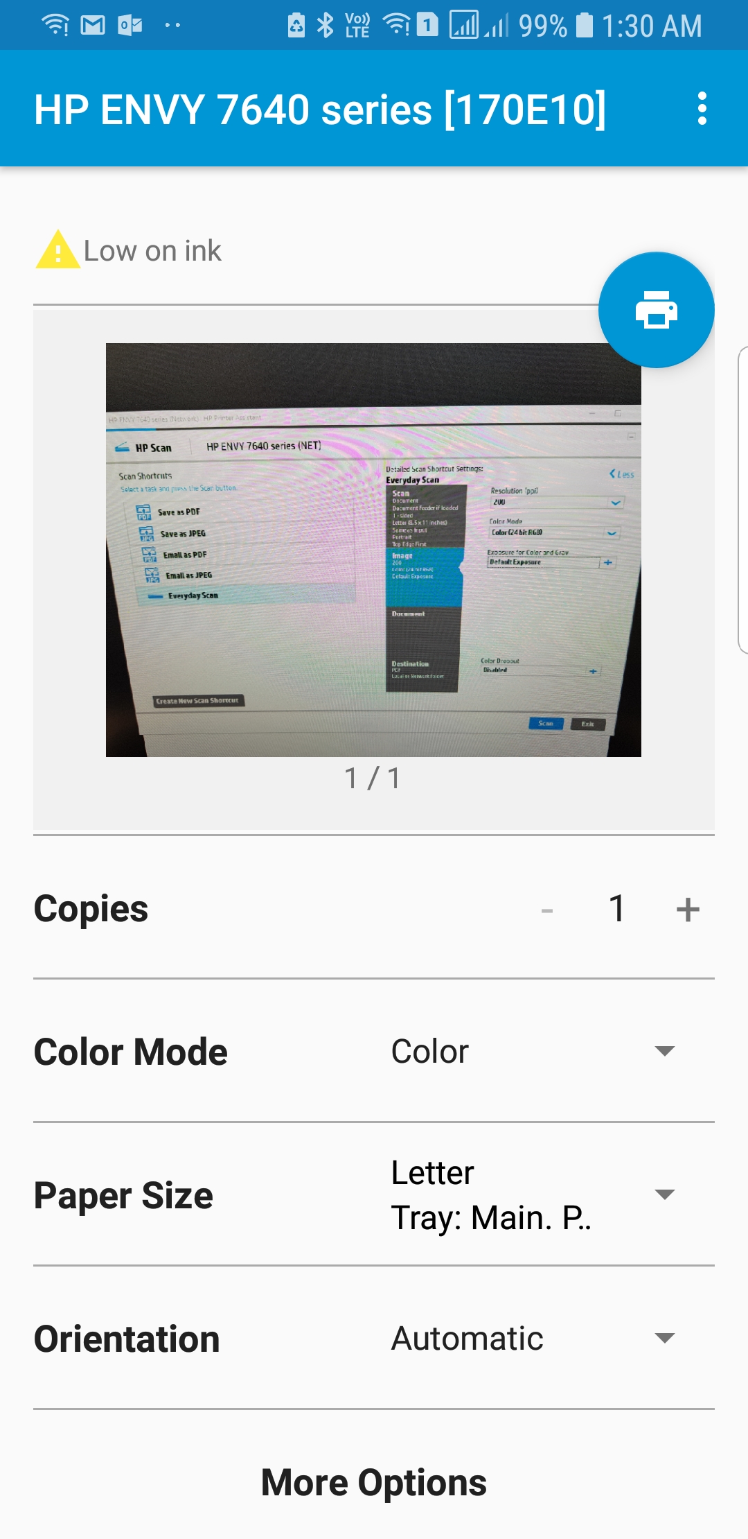 iphone print scale settings