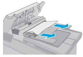 Removing any jammed paper