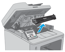 Removing the toner cartridge