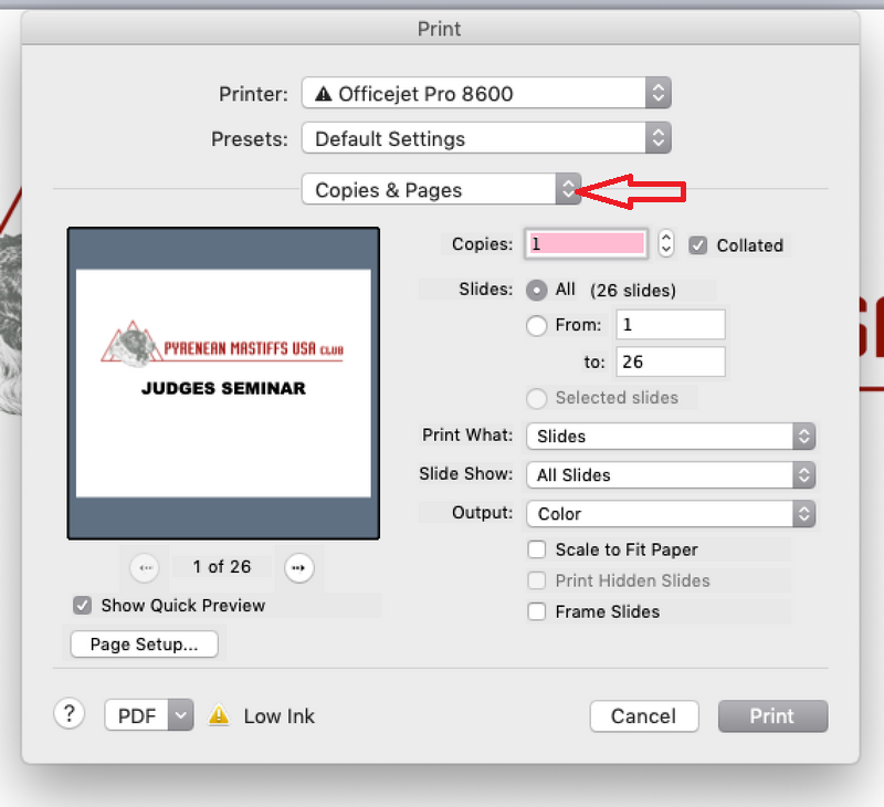 turn off double sided printing on word for mac