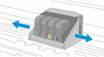 Moving the carriage from side to side
