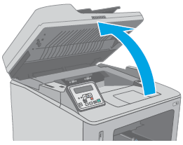 Lifting the scanner assembly.
