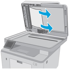Removing any jammed paper