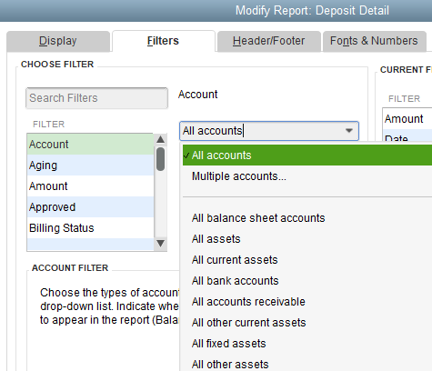 Solved: Deposit Detail Report