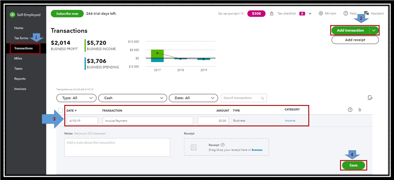 receiving payments and making deposits in quickbooks desktop for mac