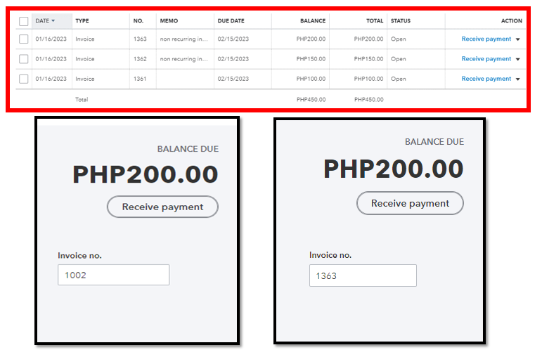 Solved Recurring Invoice Numbers And Create Invoice Numbers Not In 