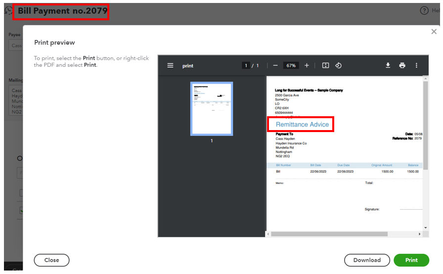 Why cant i print my cheques on QB online?