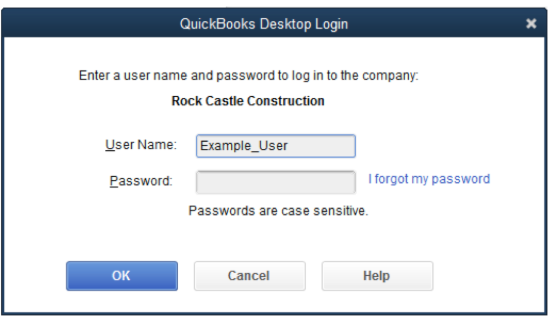 I need my quickbooks updated. I cannot get past login prompt for username  and password. What i have isn't working.