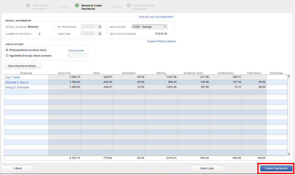 Scheduled vs. unscheduled payroll