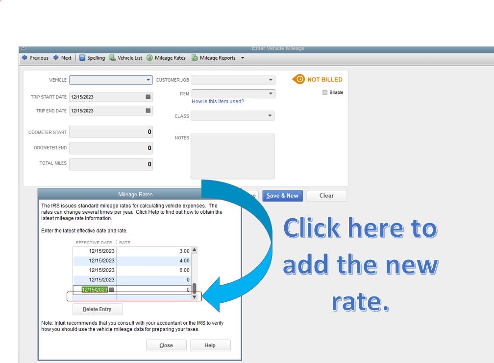 Solved Add new IRS mileage rate (Desktop QuickBooks)