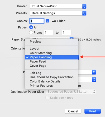 quickbooks desktop pro 2017 print single checks