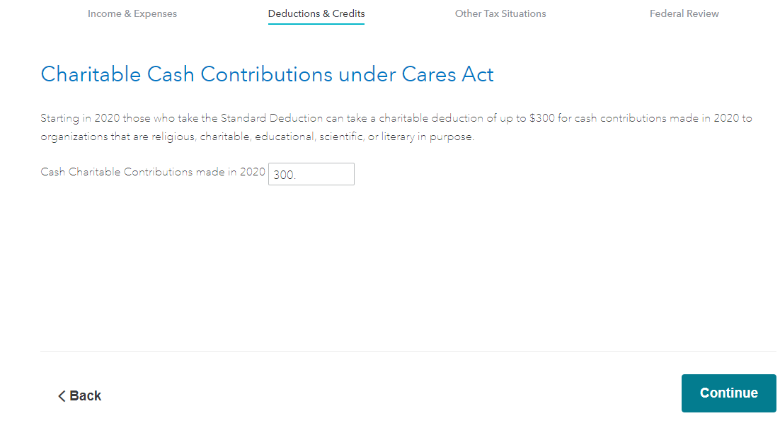 Cash contributions