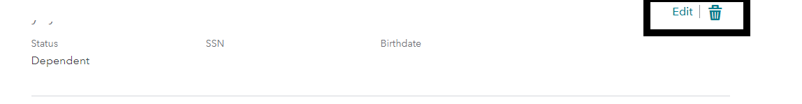 Delete a dependent