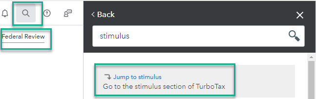 Jump to Stimulus
