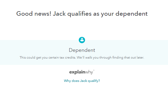 Dependent qualification