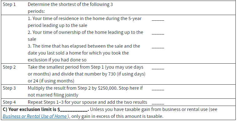 home sale exclusion