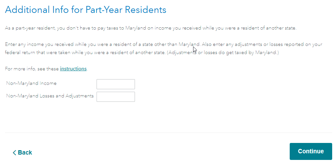 Additional Info for Part-Year Residents