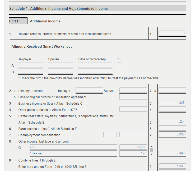 Unemployment deduction